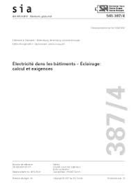 Normes de l'&eacute;clairage dans le b&acirc;timent en Suisse