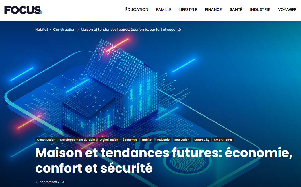 You are currently viewing Maison et tendances futures: économie, confort et sécurité (Focus.swiss 2020-09)